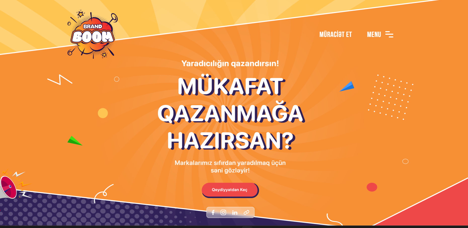 Brandboom Azersun Web Site ekran görüntüsü — bir Nuxt.js projesi